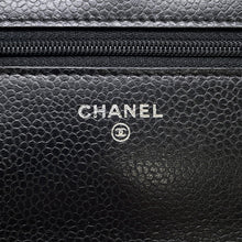 将图像加载到图库查看器中,CHANEL Matelasse Chain wallet BlackAP0250 Caviar Leather