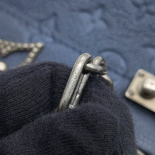 将图像加载到图库查看器中,LOUIS VUITTON Saint Sulpice IndigoBlueM43742 Monogram Empreinte Leather Size PM