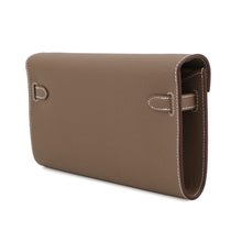 将图像加载到图库查看器中,HERMES Kelly wallet long to go Etoupe Epsom