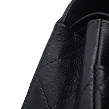 Load image into Gallery viewer, CHANEL Matelasse Double Flap ChainShoulder BlackA01112 Calf Leather Size 25