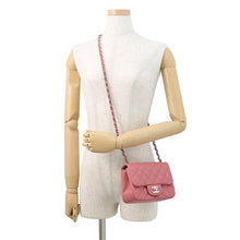 Load image into Gallery viewer, CHANEL Mini Matelasse ChainShoulder Bag PinkA35200 Lambskin