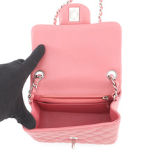 Load image into Gallery viewer, CHANEL Mini Matelasse ChainShoulder Bag PinkA35200 Lambskin