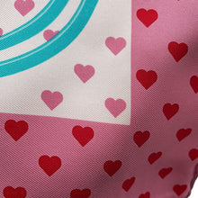 将图像加载到图库查看器中,HERMES Carre Bride Gala Size 45 Rose Vivale/Rouge/Turquoise Silk100%