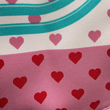 将图像加载到图库查看器中,HERMES Carre Bride Gala Size 45 Rose Vivale/Rouge/Turquoise Silk100%