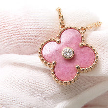 将图像加载到图库查看器中,Van Cleef & Arpels Vintage Alhambra 1PD Necklace 2021 Holiday CollectionVCARP7TD00 18K Pink Gold