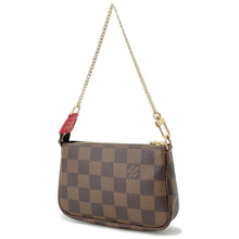 将图像加载到图库查看器中,LOUIS VUITTON Mini Pochette Accessories Christmas Limited Edition RedN60259 Damier Ebene Canvas Vivienne