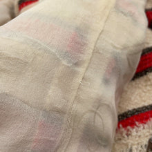 Load image into Gallery viewer, CHANEL Striped Tweed Jacket Size 42 Ivory/Red/BrownP33189 Cotton 38% Silk 38% Polyamide 17% Wool 4% Rayon2% Metal 1%