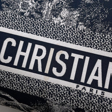 将图像加载到图库查看器中,Dior Nomade Pouch Toile de Jouy Reverse NavyS5554OTEU Fabric Calf Leather