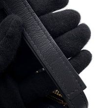 将图像加载到图库查看器中,Dior Nomade Pouch Toile de Jouy Reverse NavyS5554OTEU Fabric Calf Leather