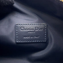 将图像加载到图库查看器中,Dior Nomade Pouch Toile de Jouy Reverse NavyS5554OTEU Fabric Calf Leather