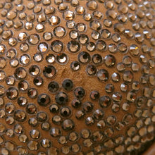 Load image into Gallery viewer, LOUIS VUITTON Oberkampf Line EncreBoots Brown/Gold Leather Rhinestone Size 10