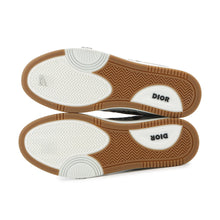 Load image into Gallery viewer, Dior Oblique B27 Uptown Low-Top Sneakers White/Gray3SN272ZIR Canvas Calf Leather Size 45