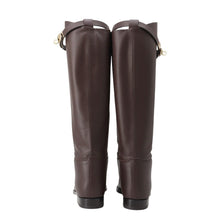 Load image into Gallery viewer, HERMES Boots《Jumping》Ultra Souple Marron・MokaH252188Z KM370 Box Calf Leather Size 37