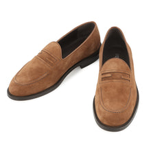 将图像加载到图库查看器中,FENDI loafers Brown7D1671 suede Size 7
