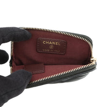 Load image into Gallery viewer, CHANEL Matelasse Coin purse BlackAP2061 Caviar Leather