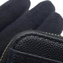 Load image into Gallery viewer, CHANEL Matelasse Coin purse BlackAP2061 Caviar Leather