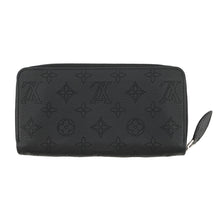 将图像加载到图库查看器中,LOUIS VUITTON Zippy Wallet NoirM61867 Monogram Mahina