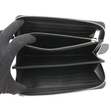 将图像加载到图库查看器中,LOUIS VUITTON Zippy Wallet NoirM61867 Monogram Mahina