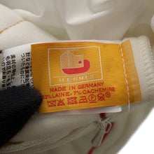 Load image into Gallery viewer, HERMES Bag Cushion Blue・Bread Wool 97% Cashmere3% Size 43x43