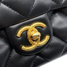 Load image into Gallery viewer, CHANEL Matelasse Small Flap Bag BlackAS3393 Lambskin