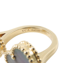 Load image into Gallery viewer, Van Cleef & Arpels Magic Alhambra Entre Le Door Ring Size 51/#11VCARN05751/VCARN05700 18K Yellow Gold