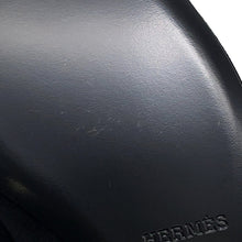 Load image into Gallery viewer, HERMES Ballet shoes "Jane" Black Velvet Fabric Satin Size 37H