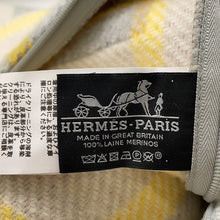 Load image into Gallery viewer, HERMES Echelle Cushion Gri-Suri Wool 100%