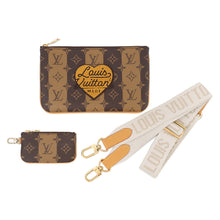 Load image into Gallery viewer, LOUIS VUITTON Trio Messenger BrownM45965 Monogram Stripe LV Squared