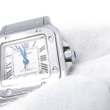 Load image into Gallery viewer, CARTIER Santos Garbe SM H25mm×W24mm Stainless Steel Silver DialW20054D6