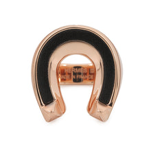 将图像加载到图库查看器中,HERMES Ring "Joquette" Size GM/53 Black Metal