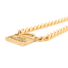 Load image into Gallery viewer, CHANEL RUE CAMBON logo necklace GoldAB8651 Gold Plated