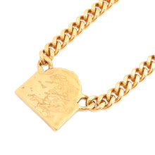 将图像加载到图库查看器中,CHANEL RUE CAMBON logo necklace GoldAB8651 Gold Plated