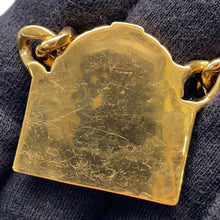 Load image into Gallery viewer, CHANEL RUE CAMBON logo necklace GoldAB8651 Gold Plated