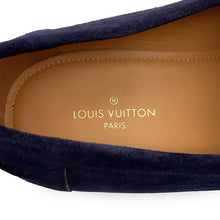 Load image into Gallery viewer, LOUIS VUITTON loafers Navy suede Size 9