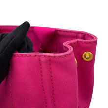 将图像加载到图库查看器中,PRADA Canapa 2WAYBag PinkB2439G Canvas Size Mini