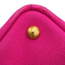 将图像加载到图库查看器中,PRADA Canapa 2WAYBag PinkB2439G Canvas Size Mini
