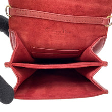 Load image into Gallery viewer, Dior Diorama Studded ChainShoulder Red Leather