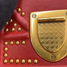 Load image into Gallery viewer, Dior Diorama Studded ChainShoulder Red Leather