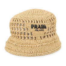 Load image into Gallery viewer, PRADA Bucket hat Size S/57㎝ Natural1HC137 Viscose Rayon 100%