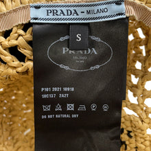 Load image into Gallery viewer, PRADA Bucket hat Size S/57㎝ Natural1HC137 Viscose Rayon 100%