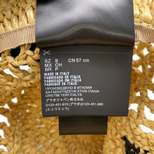 Load image into Gallery viewer, PRADA Bucket hat Size S/57㎝ Natural1HC137 Viscose Rayon 100%