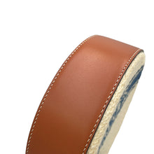 Load image into Gallery viewer, CELINE Round Shoulder Bag Off-white/Tan Canvas Leather