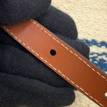 Load image into Gallery viewer, CELINE Round Shoulder Bag Off-white/Tan Canvas Leather