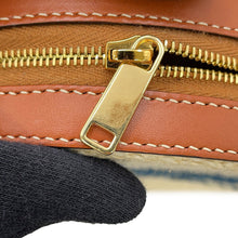 Load image into Gallery viewer, CELINE Round Shoulder Bag Off-white/Tan Canvas Leather