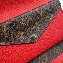 将图像加载到图库查看器中,LOUIS VUITTON Portefeuille Marie-Lou Ron CoquelicotM60727 Monogram