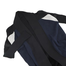 将图像加载到图库查看器中,Sacai sacai cardigan Size 1 Navy/Black/Gray20-05038 Cotton55% Polyester45%