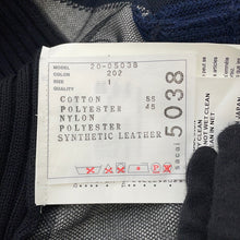 将图像加载到图库查看器中,Sacai sacai cardigan Size 1 Navy/Black/Gray20-05038 Cotton55% Polyester45%