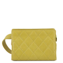 Load image into Gallery viewer, CHANEL Matelasse Waist Bag Light Green Caviar Leather