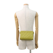 Load image into Gallery viewer, CHANEL Matelasse Waist Bag Light Green Caviar Leather