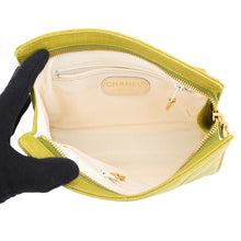 Load image into Gallery viewer, CHANEL Matelasse Waist Bag Light Green Caviar Leather